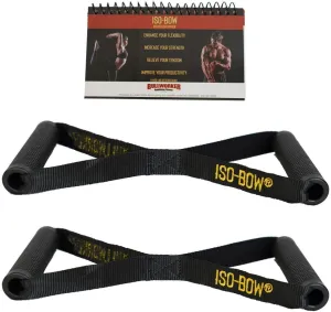 Iso-Bow Pair: Isometric Exercise Equipment; Portable Home Fitness Training Strap for Strength and Flexibility Gains, Traveling Stretching Tool for Yoga and Pilates (does not stretch)