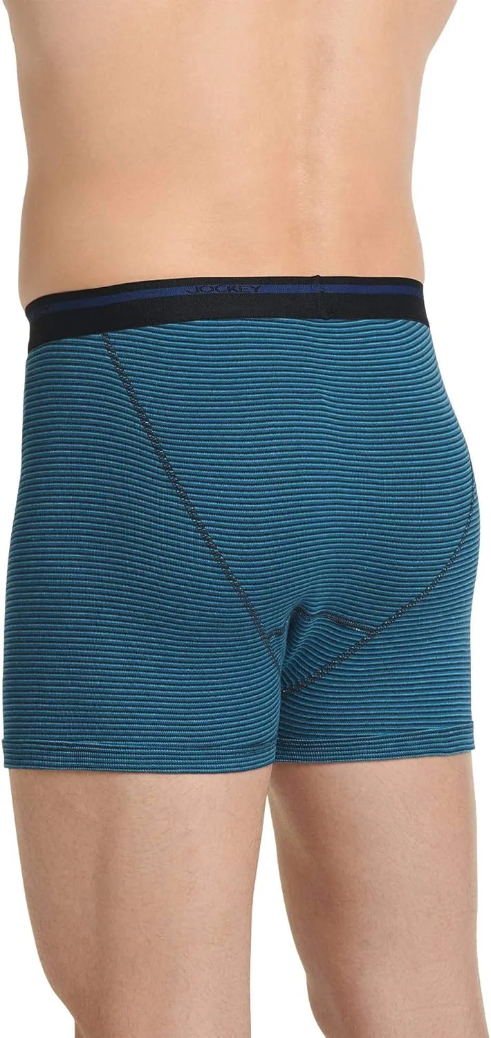 Jockey Men's Underwear Lightweight Classic 5" Boxer Brief - 3 Pack