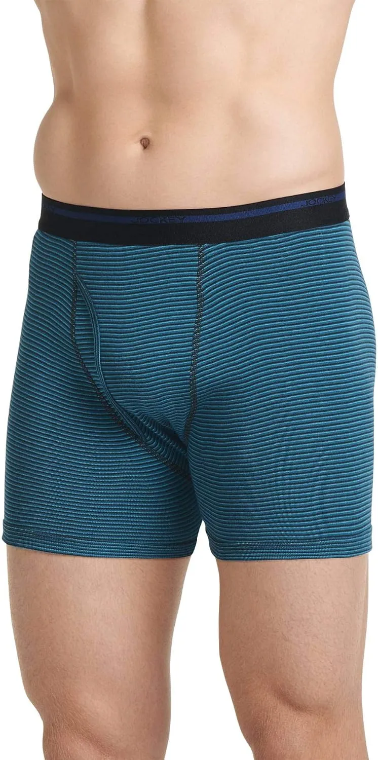Jockey Men's Underwear Lightweight Classic 5" Boxer Brief - 3 Pack