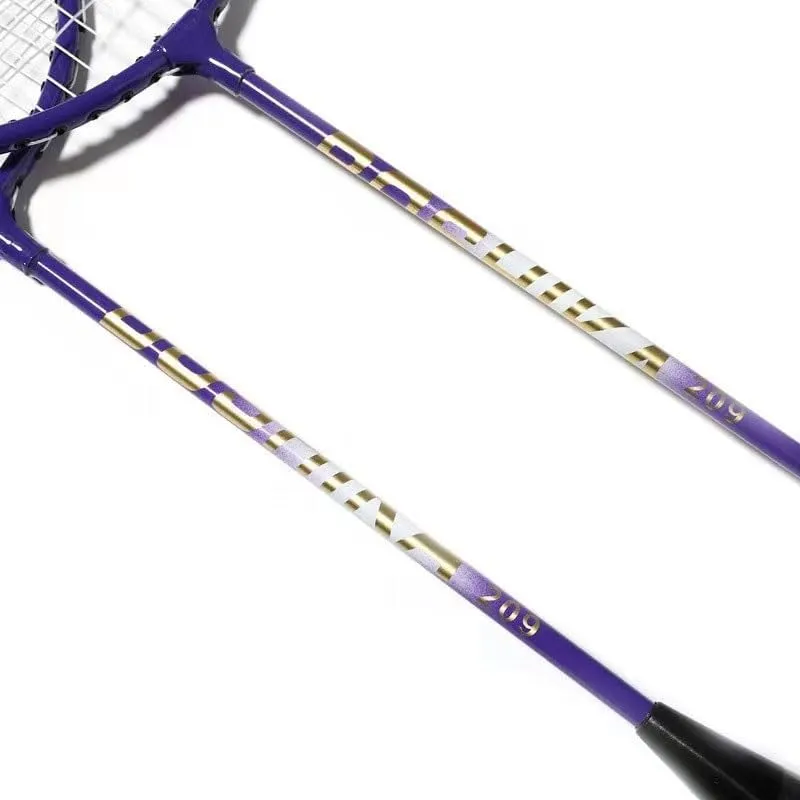 JSEIAJB Badminton Racket with Racket Bag Iron Alloy Primary Training Racket