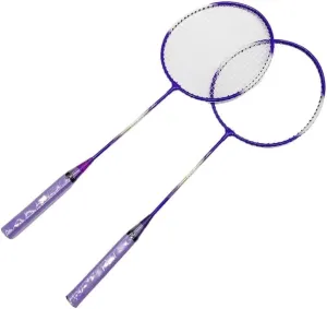 JSEIAJB Badminton Racket with Racket Bag Iron Alloy Primary Training Racket