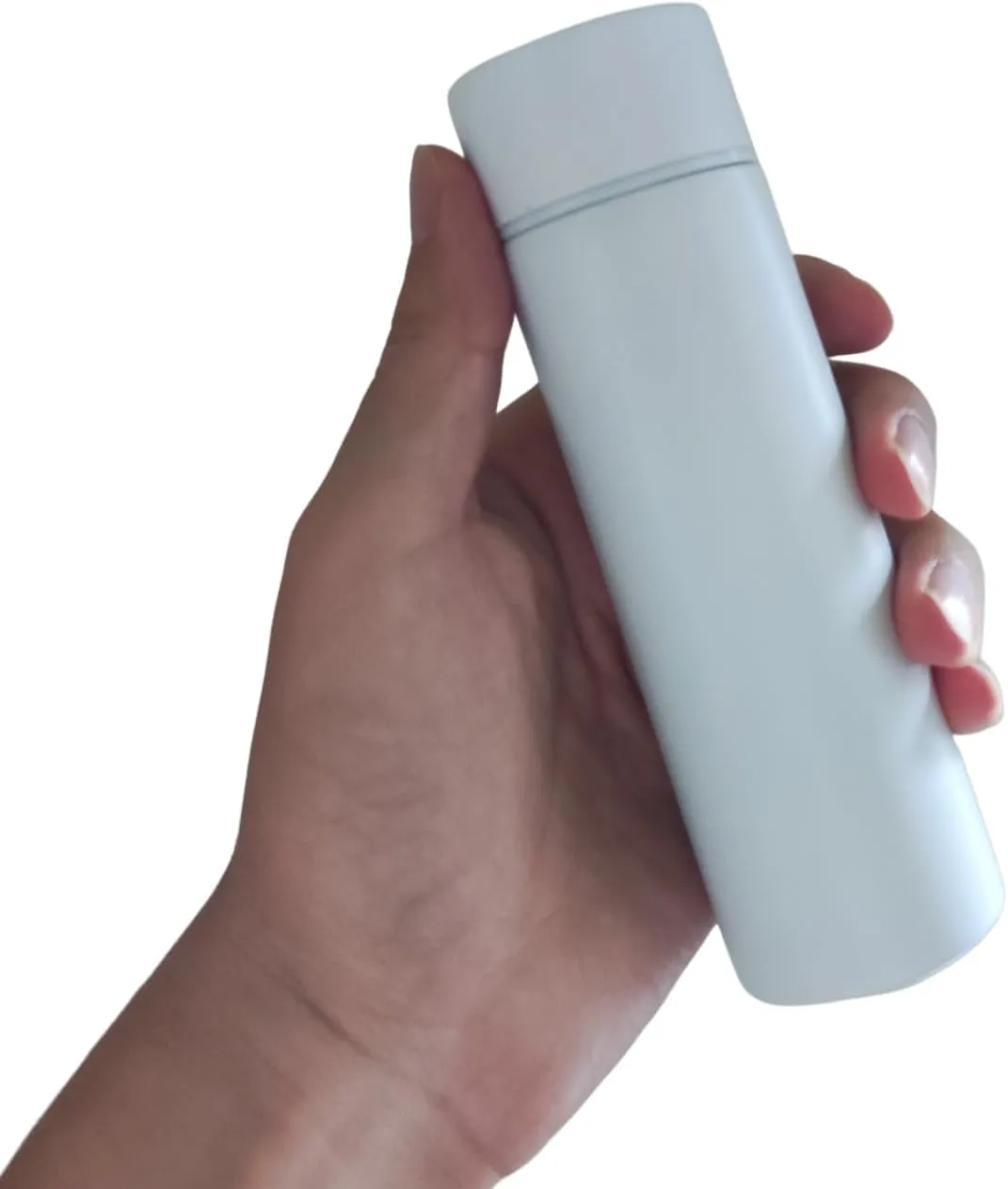 Jumigra Insulated Water Bottle, 18/8 (304) Stainless Steel, Super Slim Skinny Mini, Portable, Leak Proof, 5oz, White