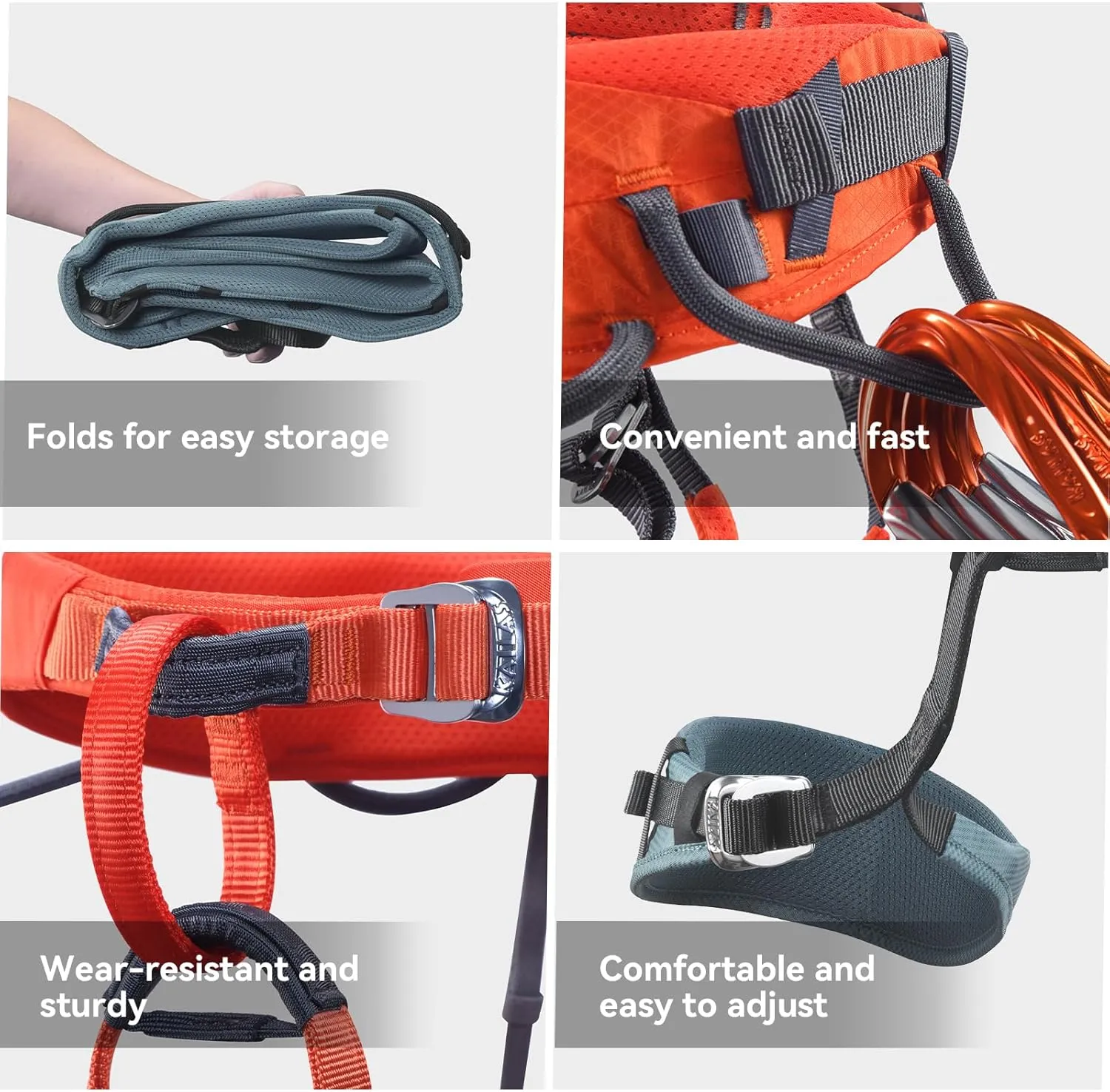 KAILAS B3 Rock Climbing Harness Men Adjustable Roofing Harness Women Indoor Climbing Rappelling Protect Durable