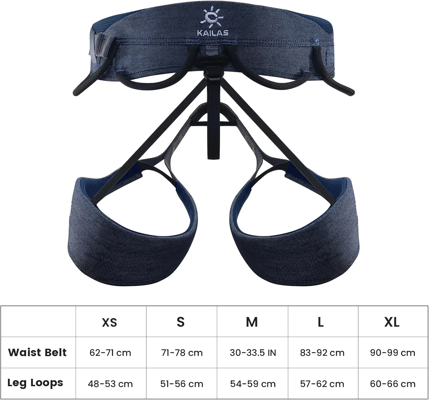 KAILAS Kids Climbing Harness Children's Safety Belt Child Adjustable Rappelling Harness Comfortable Tree Climbing Outdoor