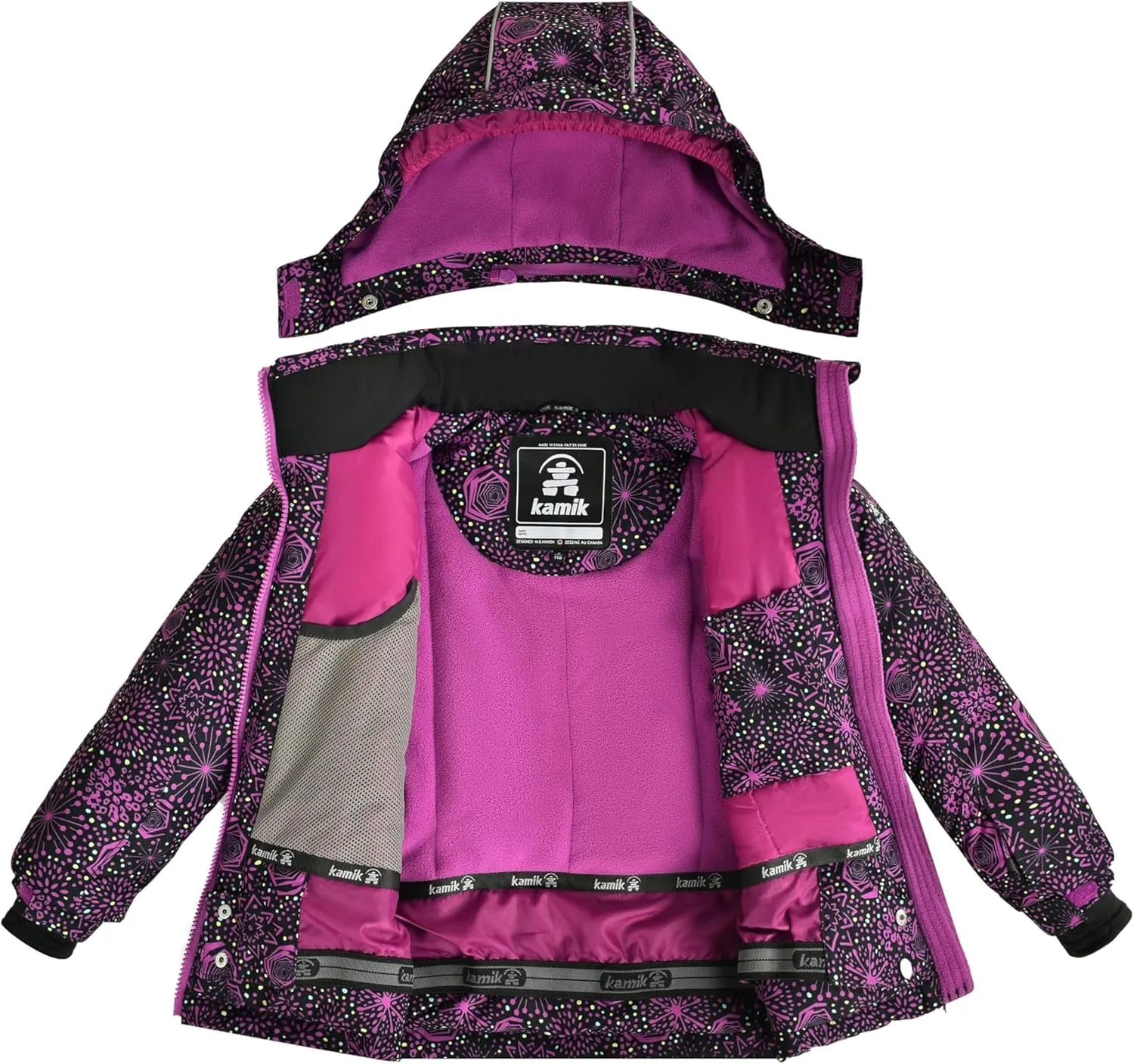 Kamik Girls' Whimsy Insulated Jacket (Toddler/Little Big Kid)