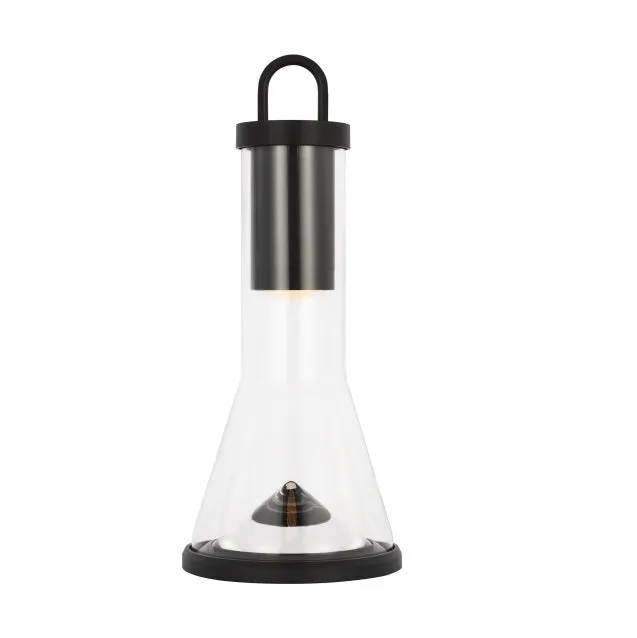 Kandella Accent Rechargeable Table Lamp - Black