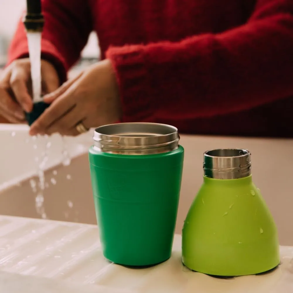 KeepCup Thermal Stainless Steel Water Bottle | Vacuum Insulated Travel Coffee Thermos Cup with Spill Proof Lid | Medium | 18 oz / 532ml | Twilight
