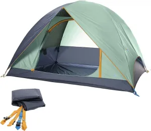 Kelty Tallboy 4 Person Tent   Tent Footprint Bundle