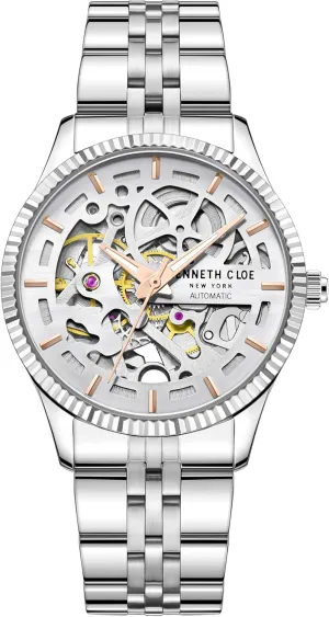 Kenneth Cole New York Ladies Automatic Watch - Luxury, Stainless Steel, Water-Resistant, Sleek Design