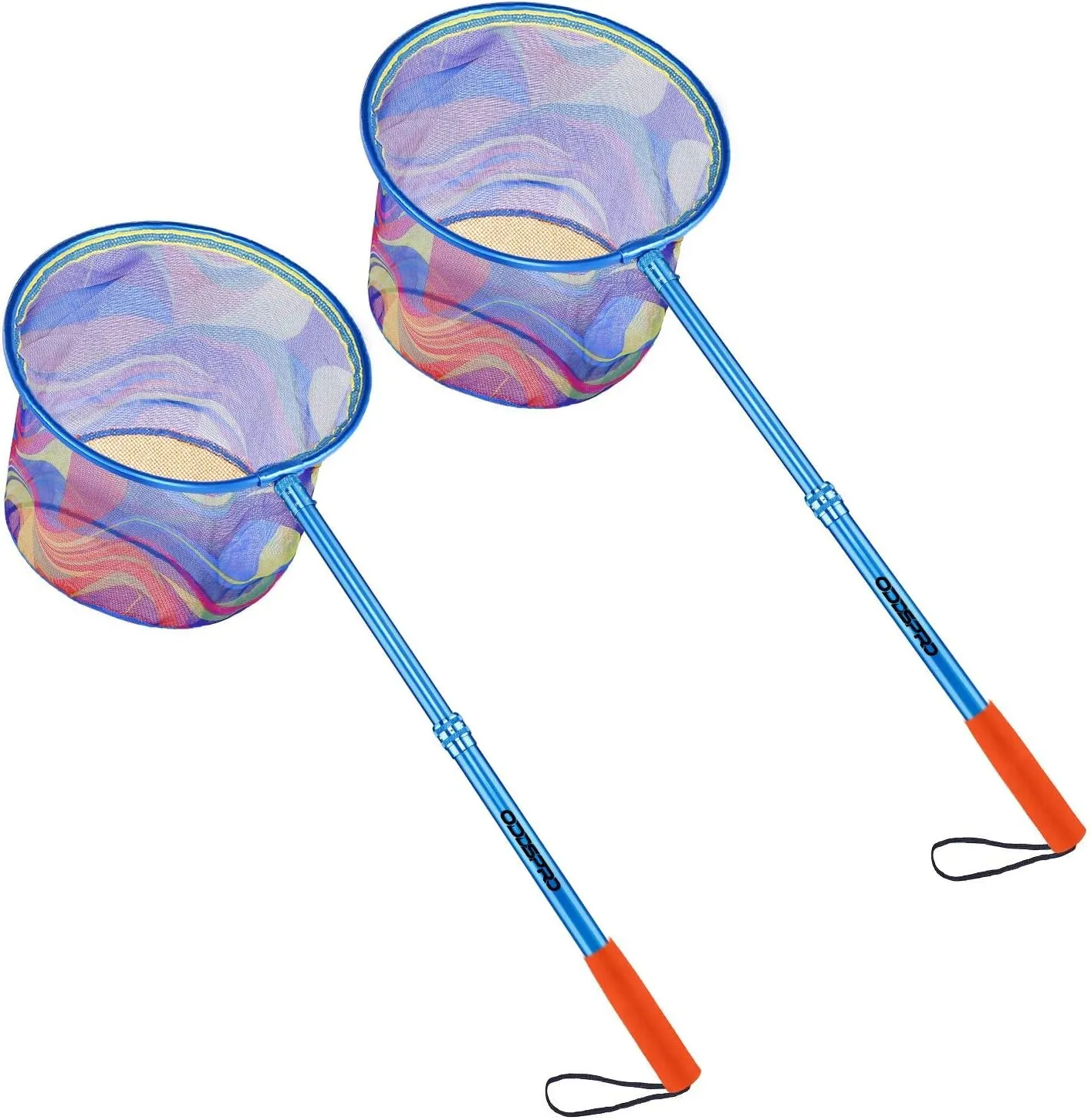 Kids Fishing Net - Telescoping Bait, Minnow, and Butterfly Net With 11.4" Depth, Handle Extends to 30" for Easy Catch and Release