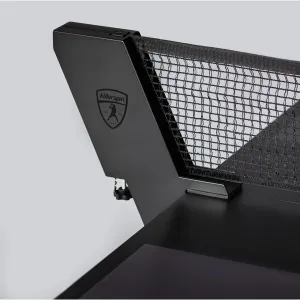 Killerspin Premium SVR Table Tennis Net and Post Set - Portable and Easy Setup 65" Size Ping Pong Screw On Clamp Net, Cotton, Black/Black