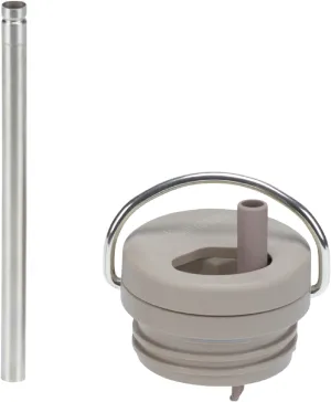 Klean Kanteen TKWide Twist Cap with Straw Kit - Reusable Straw Lid - Premium Water Bottle Accessories - Leak Proof & Dishwasher Safe