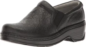 Klogs Footwear Naples Women's Shoes - Premium Nursing Shoes for Superior Comfort & Stability - Slip-Resistant Outsoles, Supportive Insoles, Lightweight Design Black Tooled Size 7 Medium US