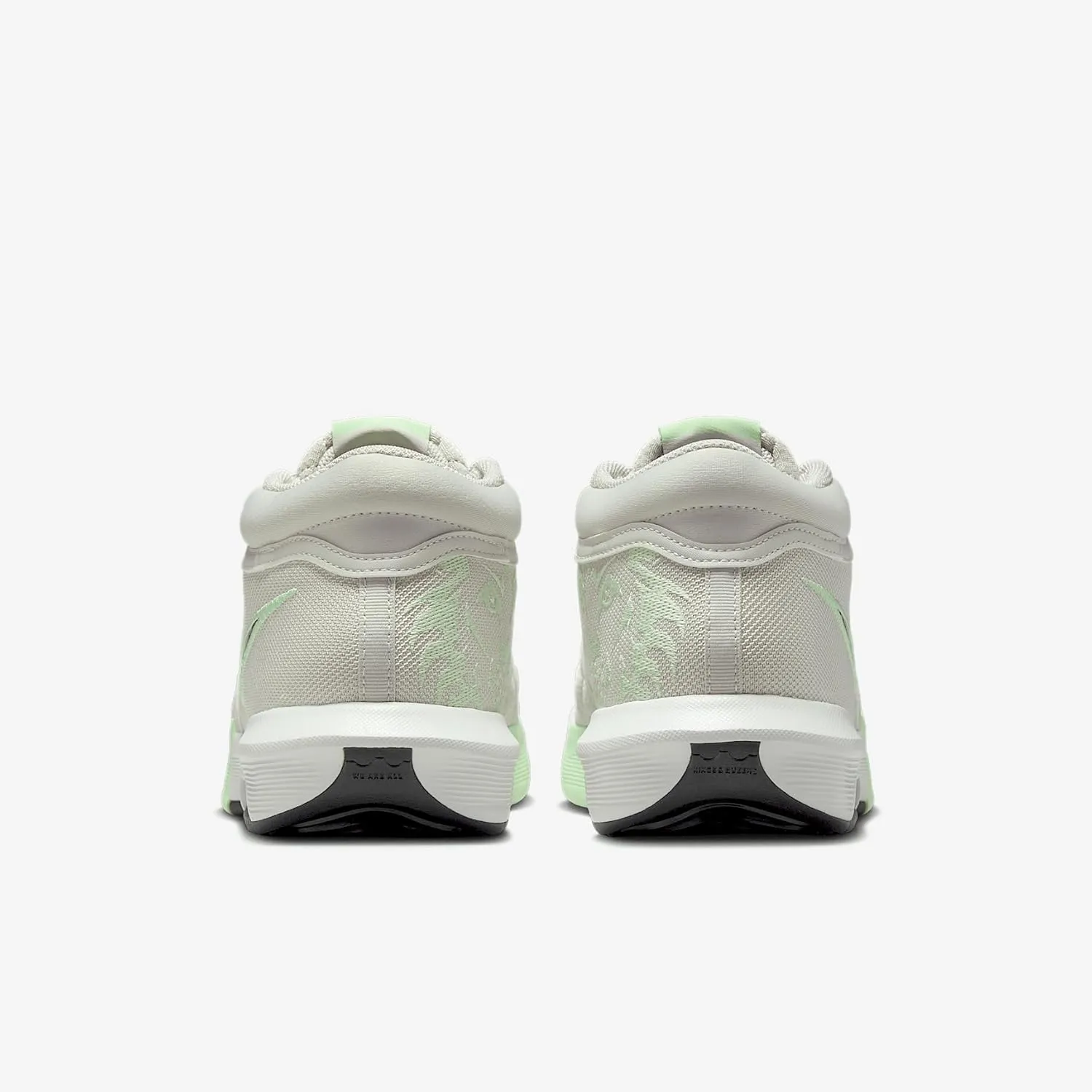 Lebron Witness VIII Basketball Shoes (HQ2139-002, Light Bone/Vapor Green/Swan/Anthracite)