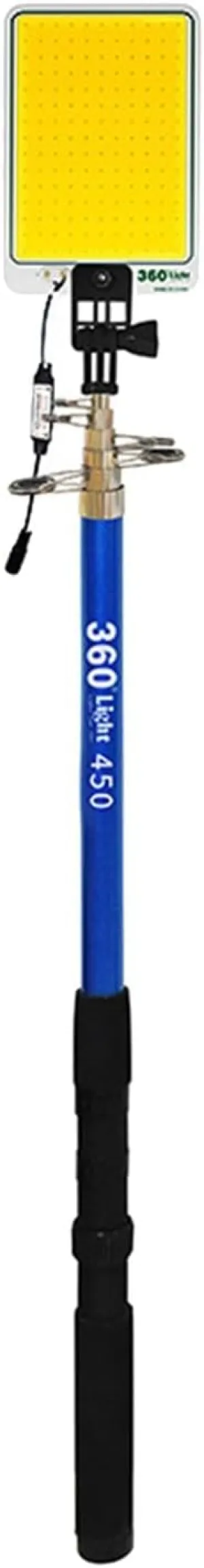 LED Camping Light, Outdoor Telescopic Fishing Rod Lamp, 12V Telescoping, Portable, Super Bright for Outdoor, Backyard Party