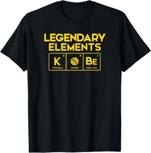 Legendary Elements of Basketball, K-O-Be, Periodic Table Fun T-Shirt
