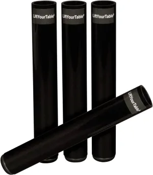 Lift Your Table® Folding Table Risers - Counter Height (Non-Slip Foot) - Made in The USA, Durable, Sturdy, Portable (Set of 4 Extensions)