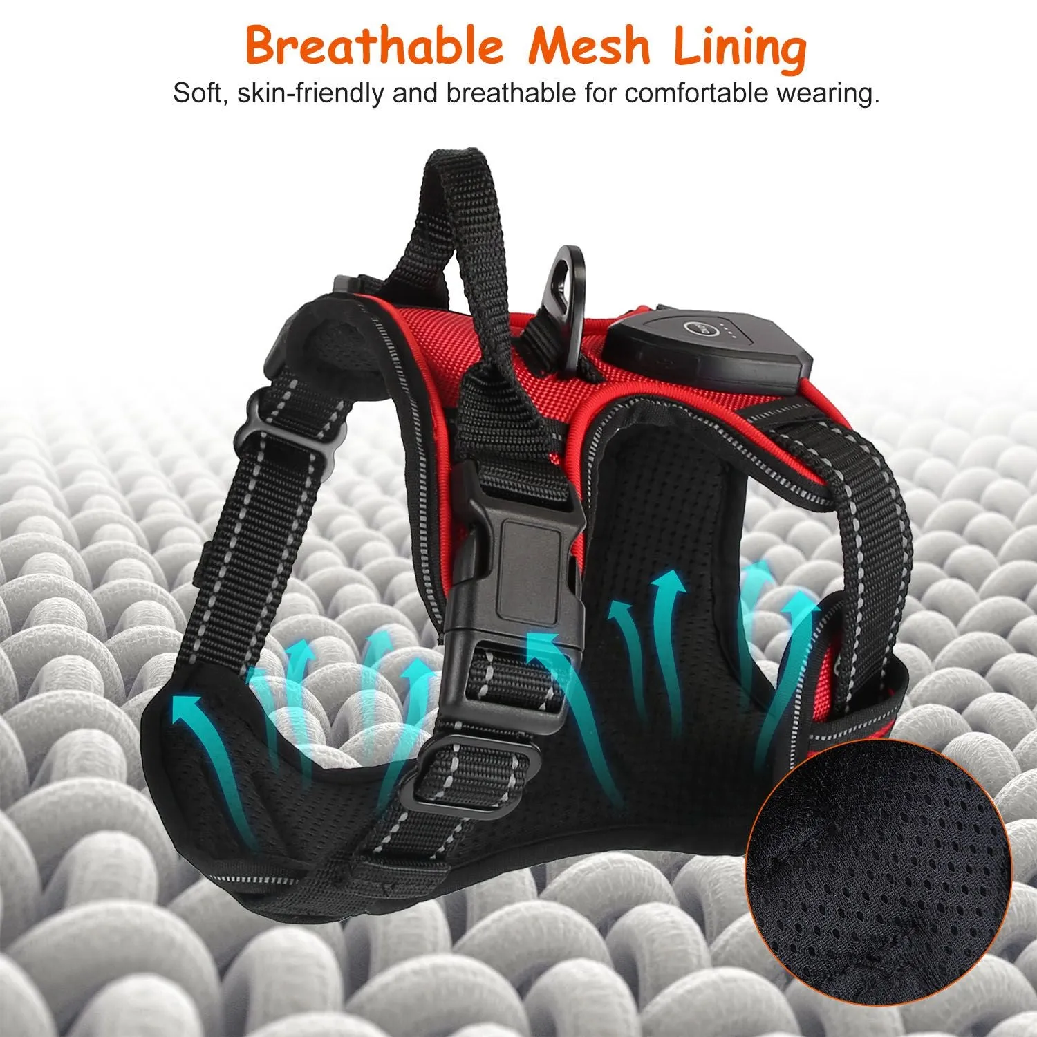 Light Up Dog Harness – No Pull Vest