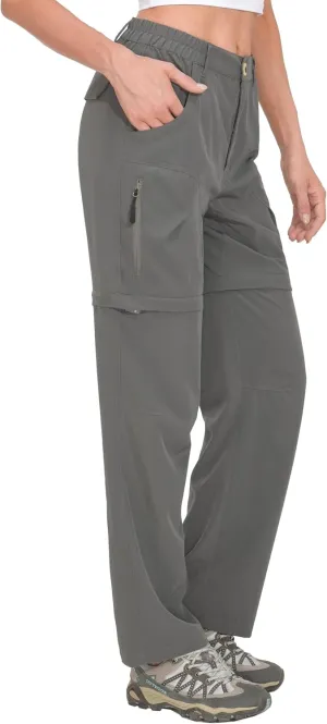 Little Donkey Andy Women's Hiking Zip Off Pants Quick Dry Convertible Shorts UPF 50  Lightweight Outdoor Fishing Safari Pants