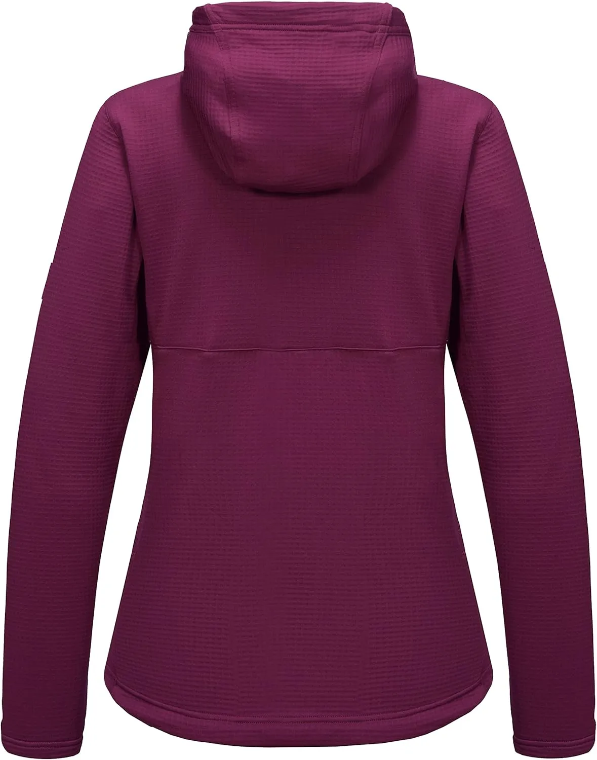 Little Donkey Andy Women's Winter Lightweight Warm Fleece Running Jacket Breathable Thumbholes Thermal Hiking Jacket
