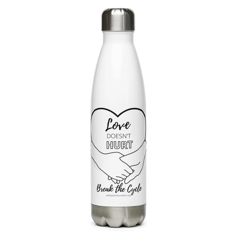 Love Doesn't Hurt Stainless Steel Water Bottle