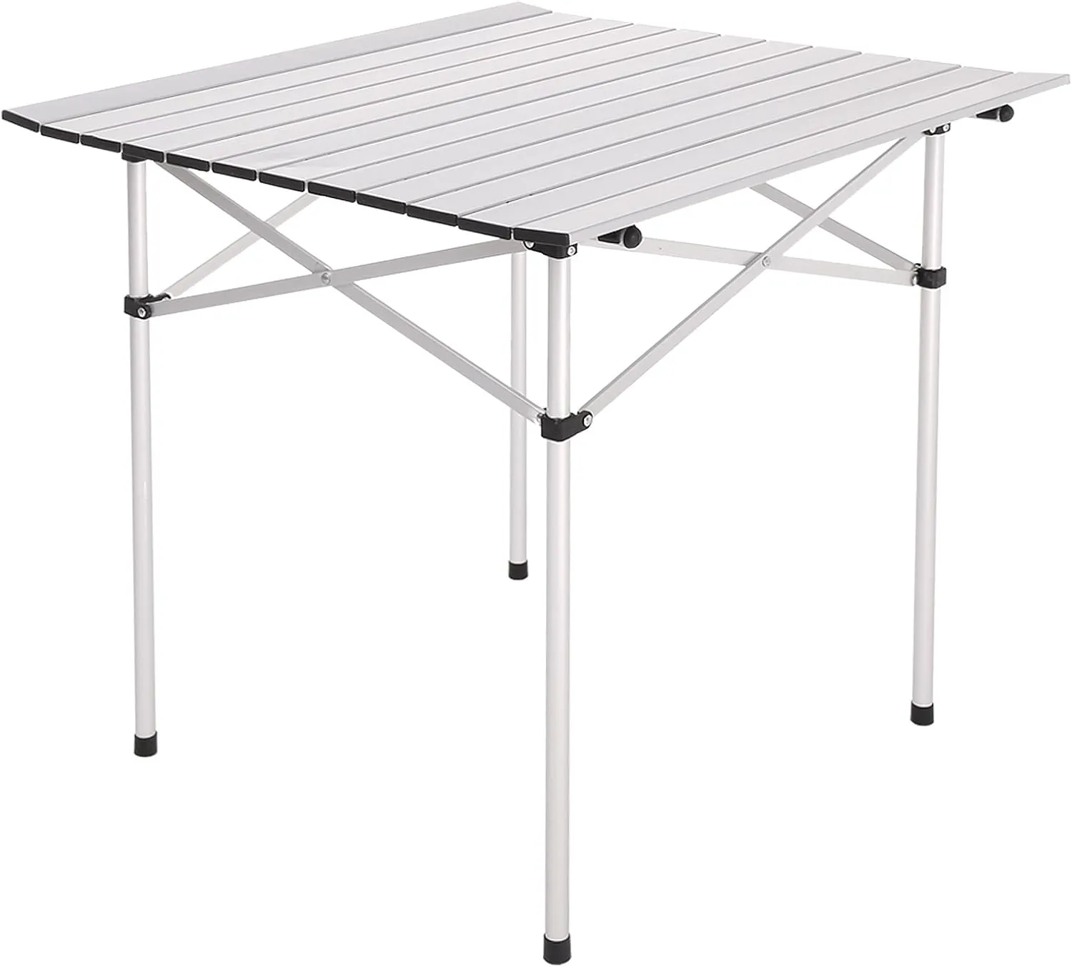 Love Grace Gracelove Portable Aluminum Roll Up Table Folding Camping Outdoor Picnic Table Garden Yard
