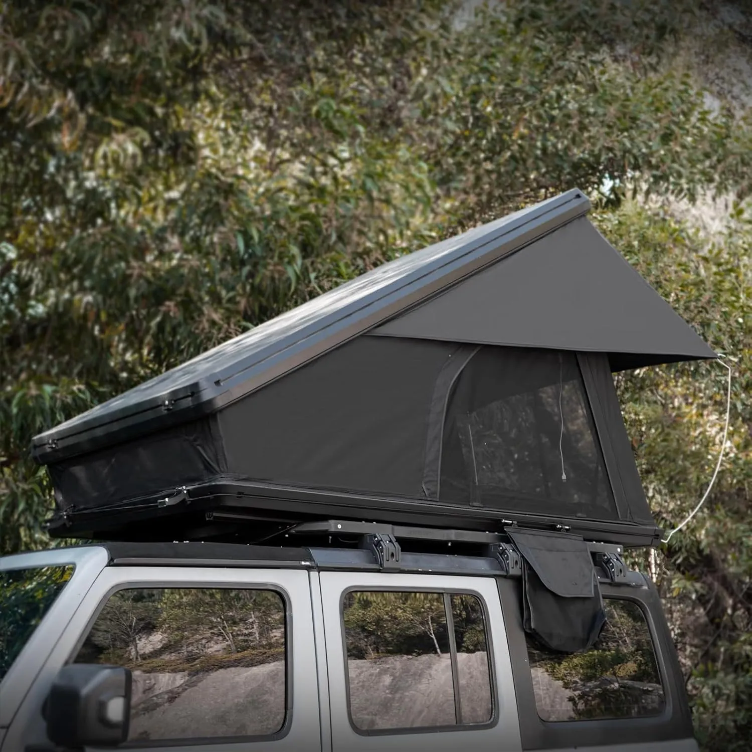 LTL Roof Top Hardshell Rooftop Tent for Van Jeep SUV Truck Car Overland Tent Camping for 2-3 Person(with Ladder)