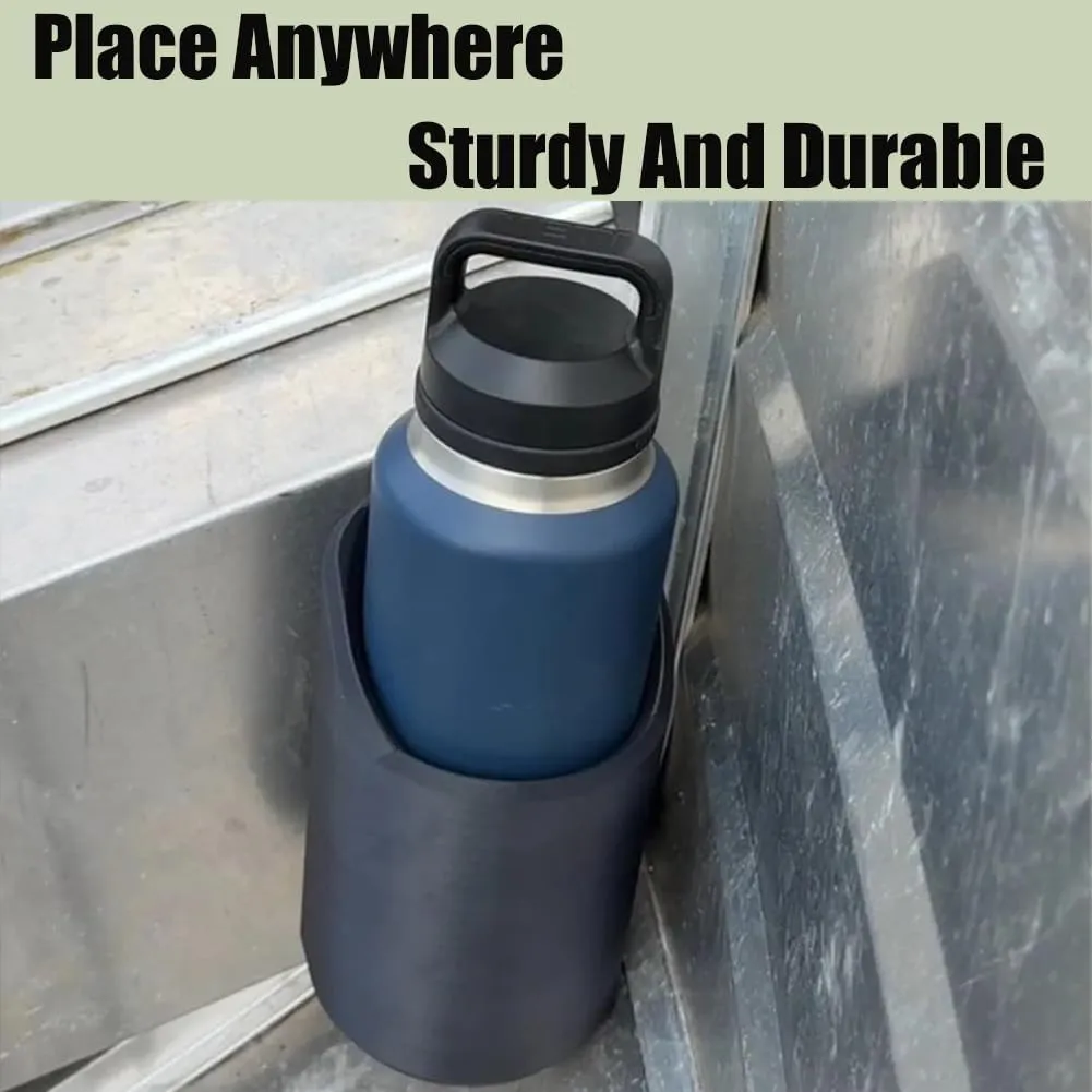 Magnetic Bottle Mounts for 46, 50, 64 oz,Portable Water Bottle Storage Rack,Easy-to-Install Universal Heavy Duty Strong Magnetic Cup Holder,Gallon Jug Holder with Built-in Magnet (46,50,64oz, 3PCS)