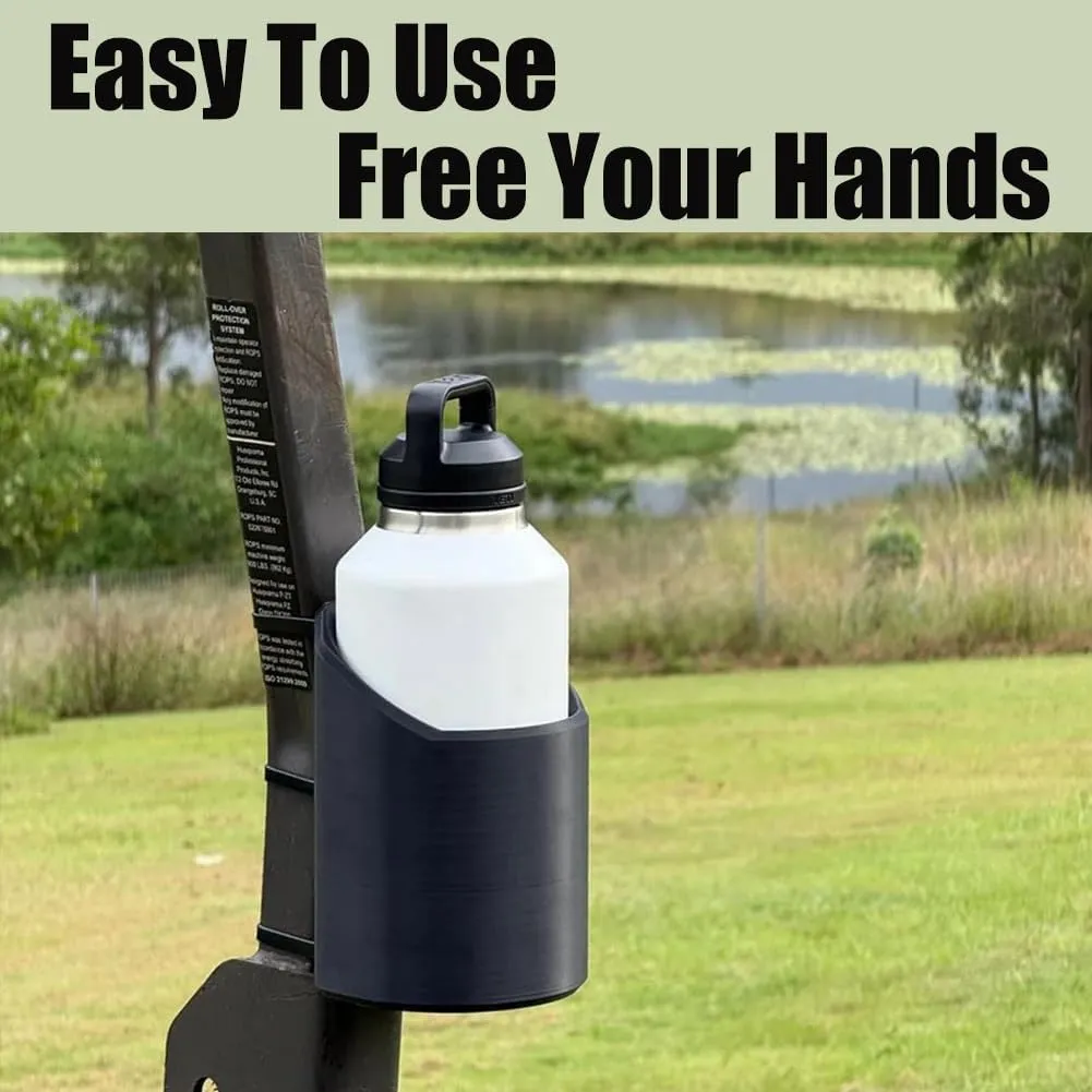 Magnetic Bottle Mounts for 46, 50, 64 oz,Portable Water Bottle Storage Rack,Easy-to-Install Universal Heavy Duty Strong Magnetic Cup Holder,Gallon Jug Holder with Built-in Magnet (46,50,64oz, 3PCS)