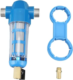 Male Thread G3/4 DOSER Spin Down Water Filter G1/4 Sedimentation Filter Deposition Water Filter Transparent Shell for CLEANABLE Water Supply
