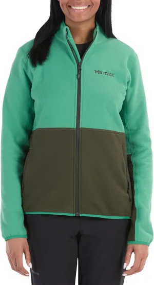 MARMOT Women's Rocklin Full-Zip Jacket - Classic, Warm, Lightweight 100-Weight Fleece Layer