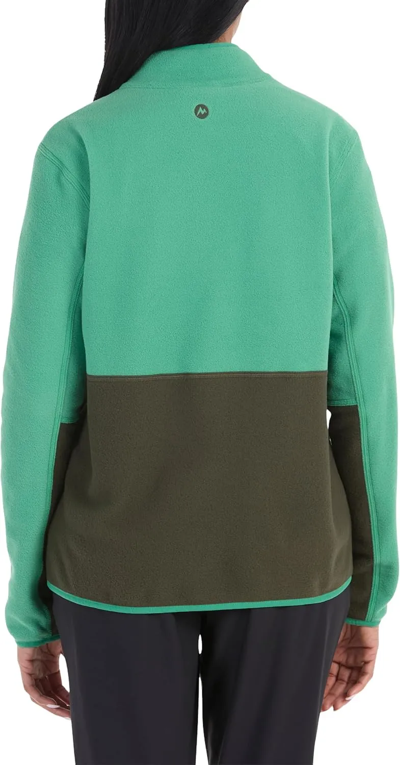 MARMOT Women's Rocklin Full-Zip Jacket - Classic, Warm, Lightweight 100-Weight Fleece Layer