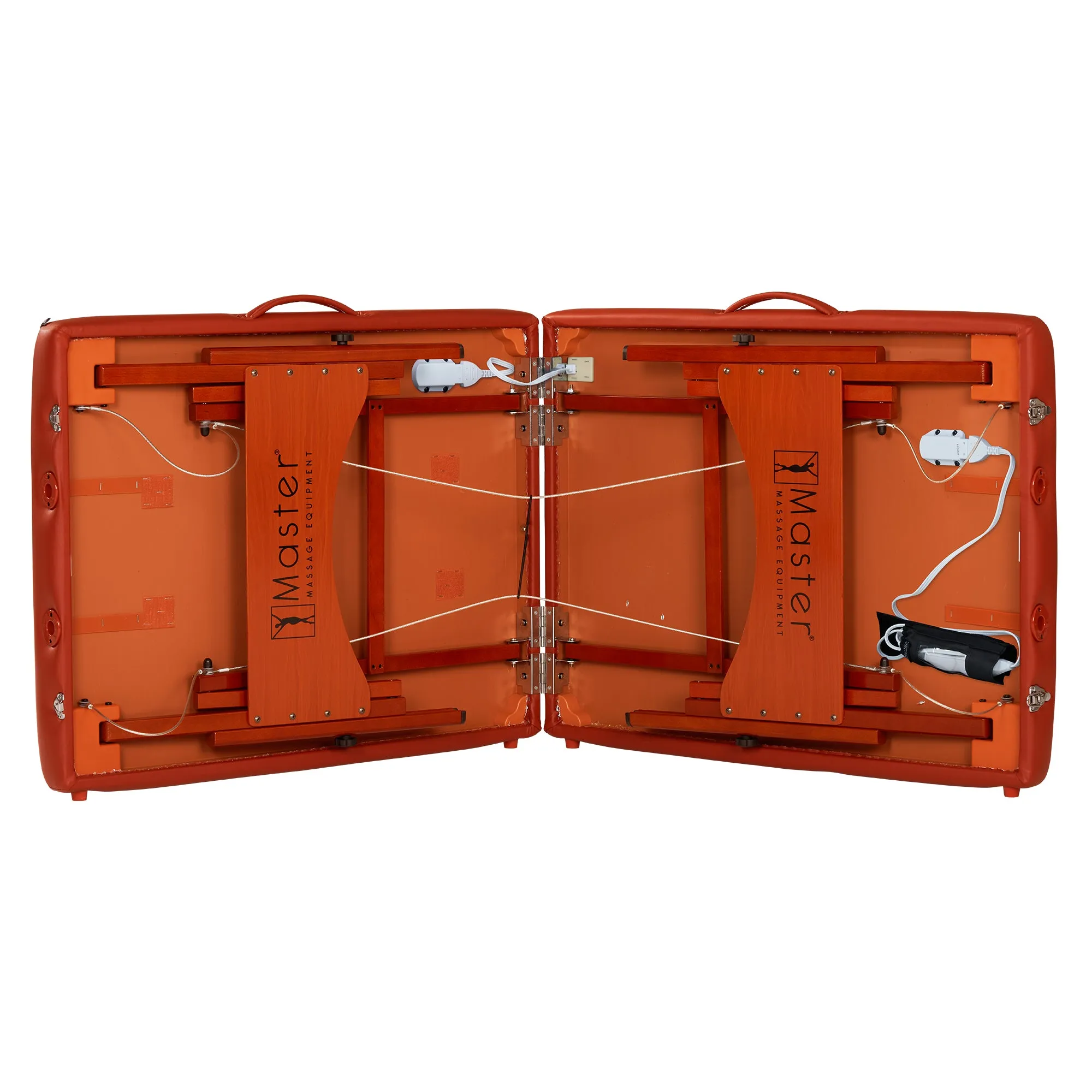 Master Massage 28" FAIRLANE™ Portable Massage Table Package with Therma-Top® - Adjustable Heating System! (Cinnamon Color)