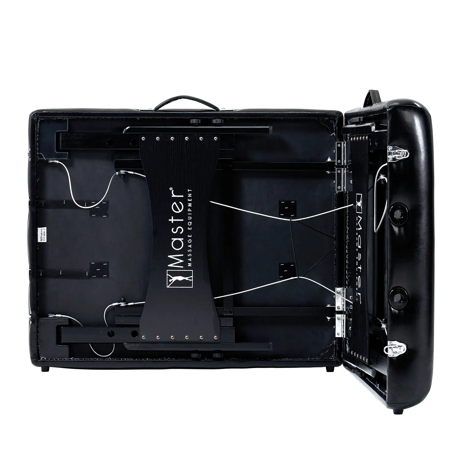 Master Massage 30” GALAXY™ Portable Massage Table Package with a Sophisticated Black on Black Color