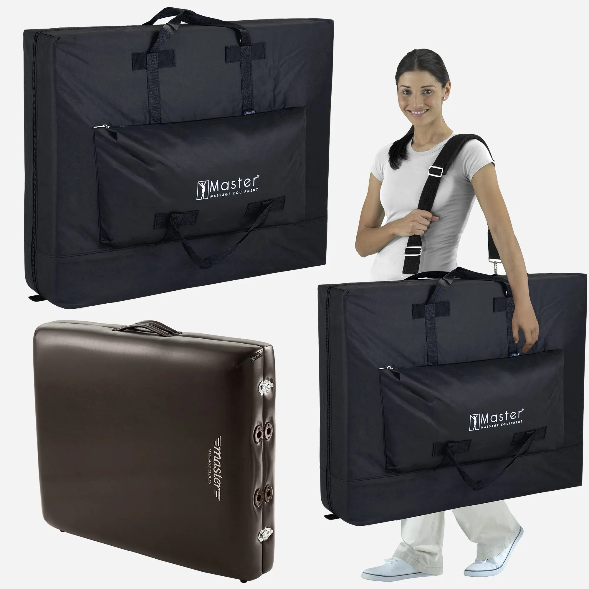 Master Massage 30" Balboa™ Portable Massage & Exercise Table NO-Frills Package, Chocolate Luster