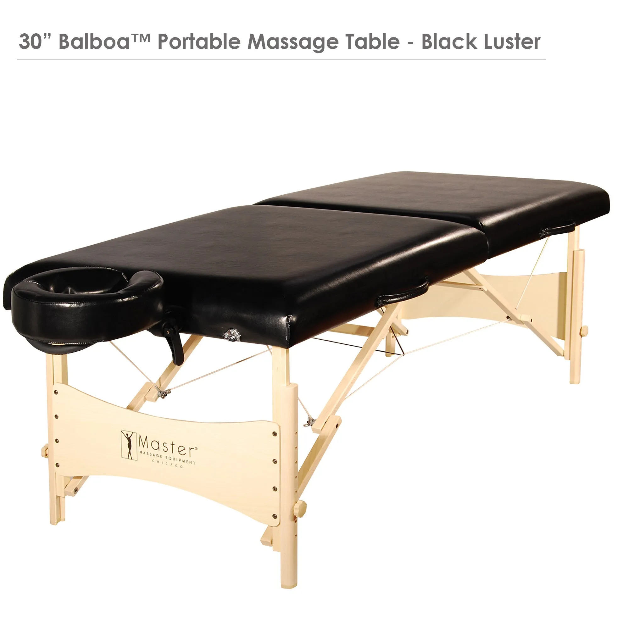 Master Massage 30" Balboa™ Portable Massage & Exercise Table NO-Frills Package, Chocolate Luster