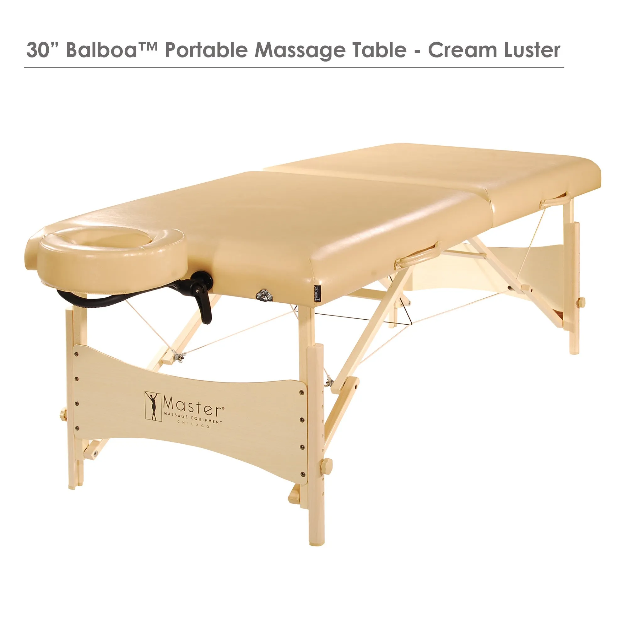 Master Massage 30" Balboa™ Portable Massage & Exercise Table NO-Frills Package, Chocolate Luster