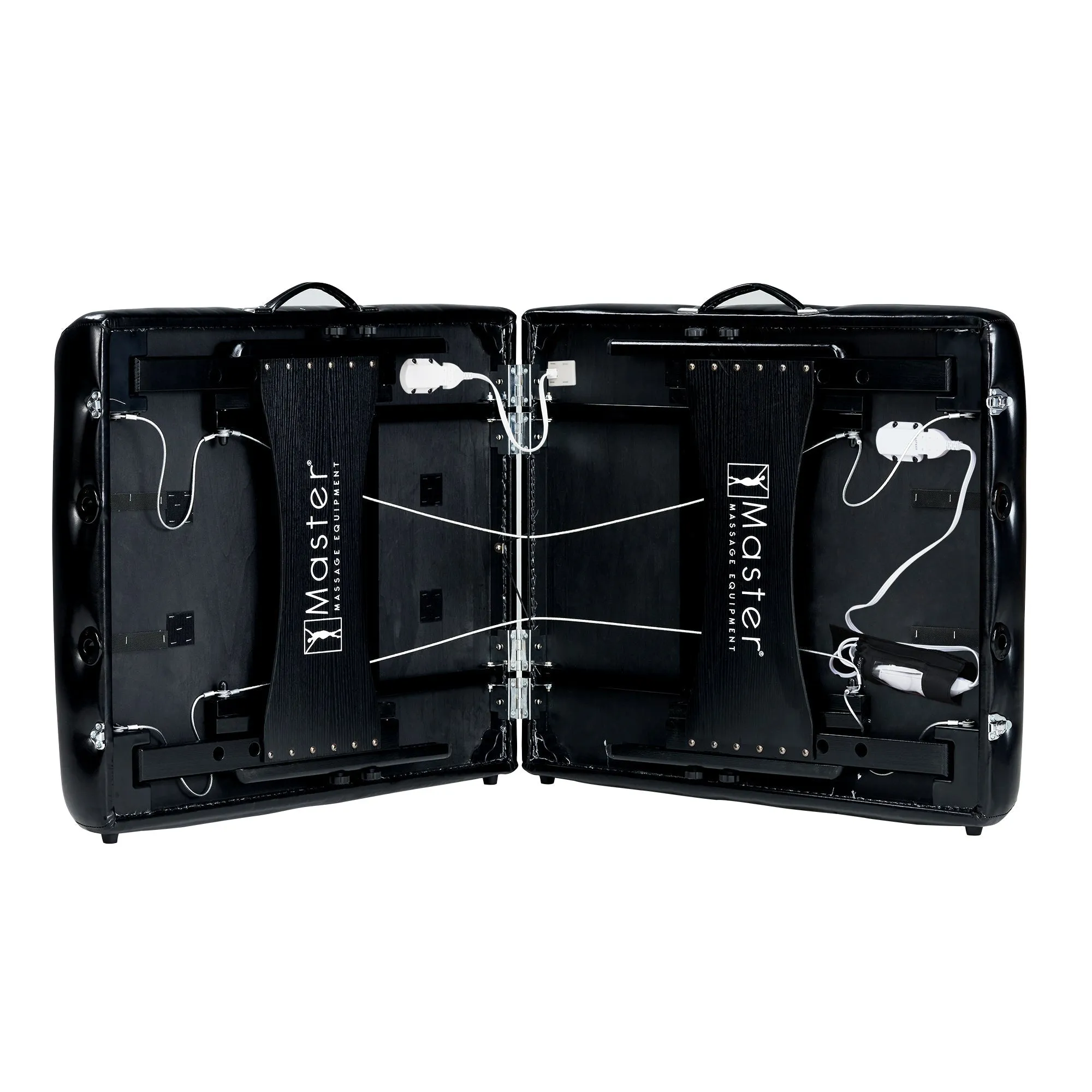 Master Massage GALAXY Portable Massage Table with THERMA-TOP 71 cm (Black on Black)