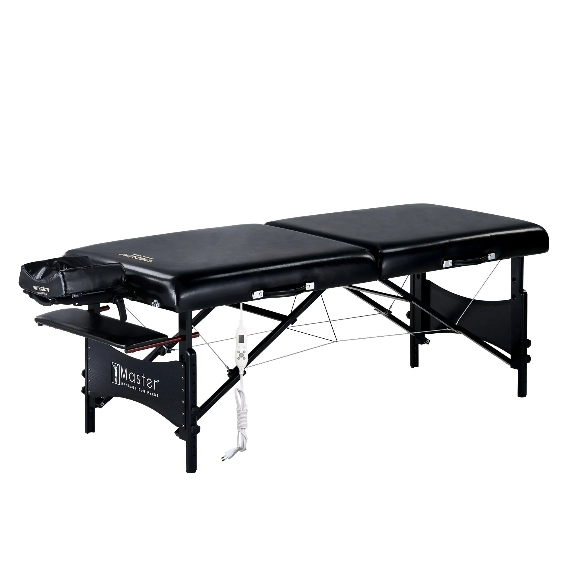 Master Massage GALAXY Portable Massage Table with THERMA-TOP 71 cm (Black on Black)