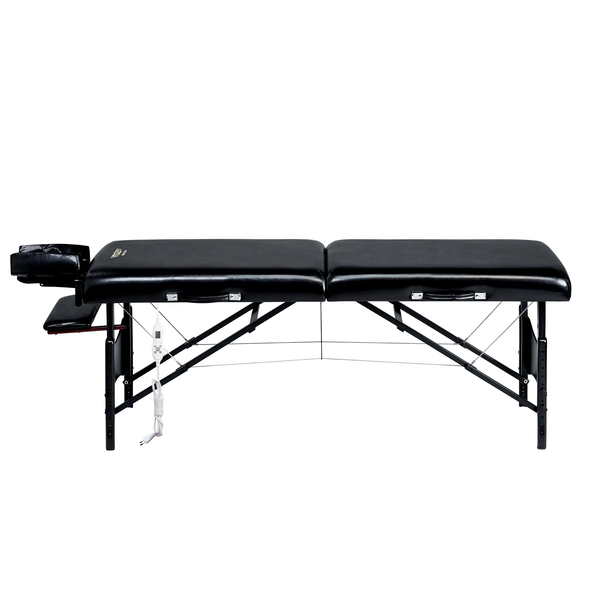 Master Massage GALAXY Portable Massage Table with THERMA-TOP 71 cm (Black on Black)