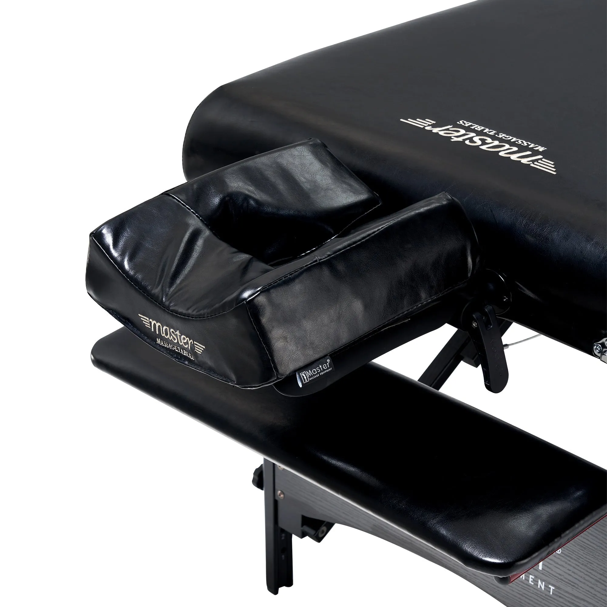 Master Massage GALAXY Portable Massage Table with THERMA-TOP 71 cm (Black on Black)