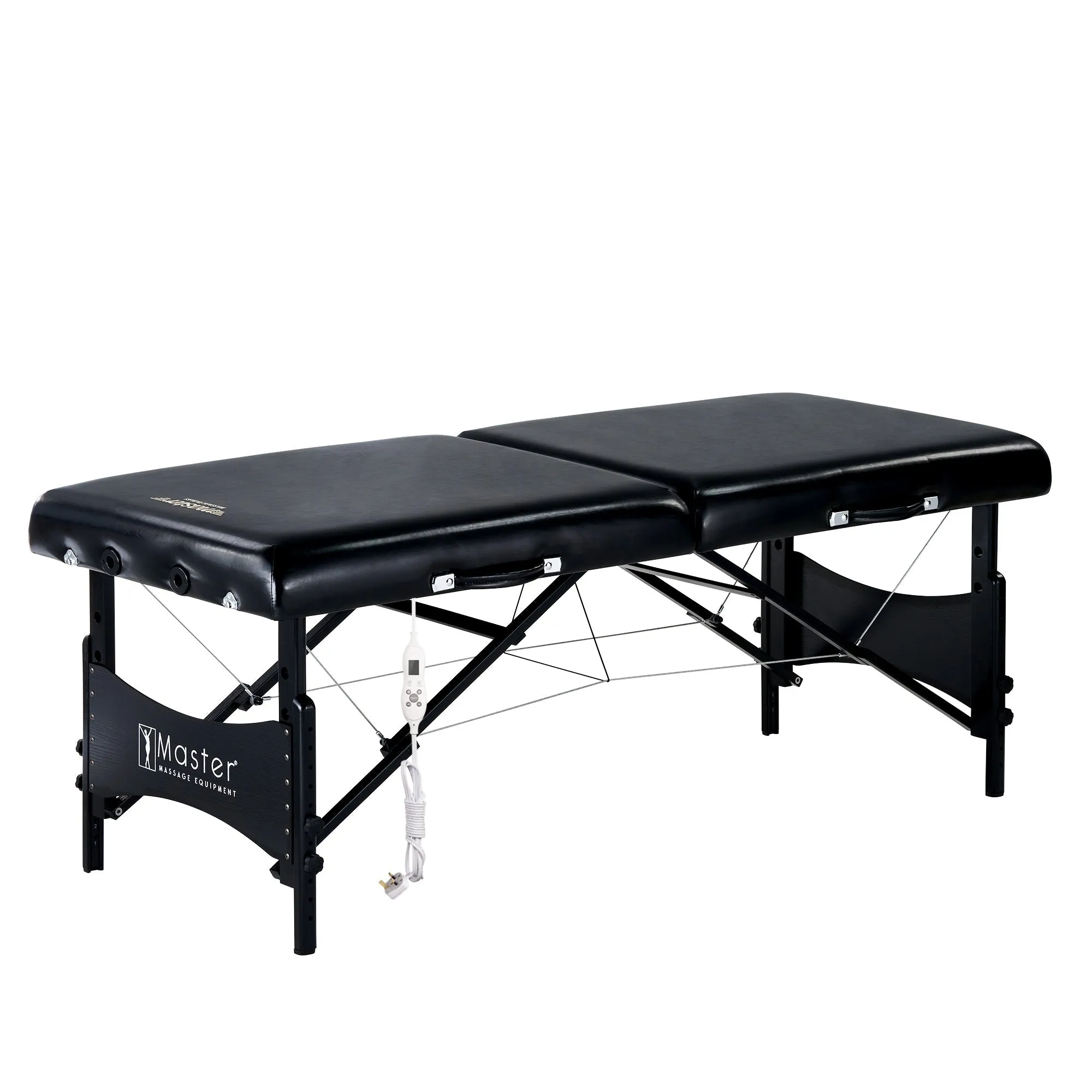 Master Massage GALAXY Portable Massage Table with THERMA-TOP 71 cm (Black on Black)
