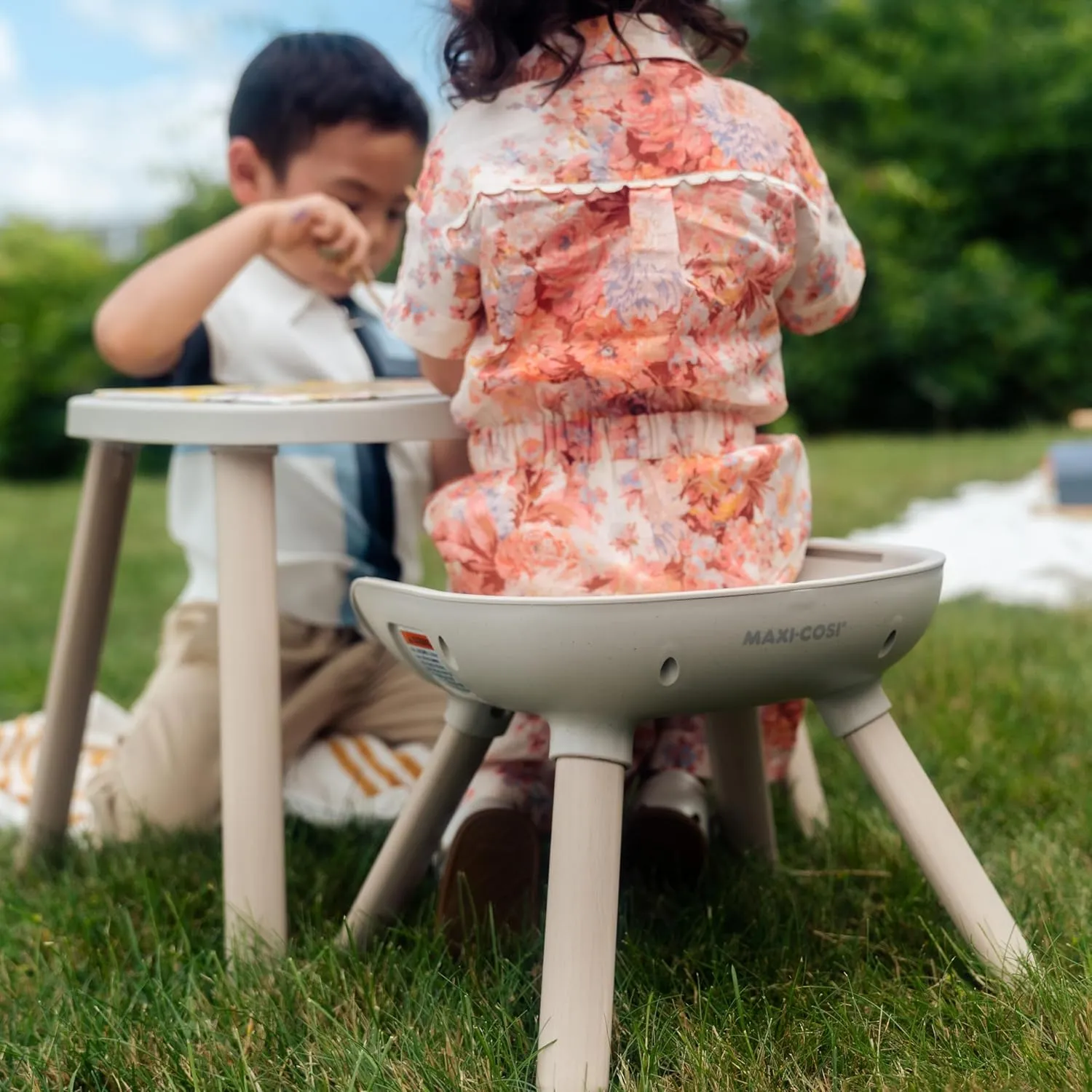 Maxi-Cosi Moa 8-in-1 High Chairs for Babies and Toddlers, Machine Washable Infant High Chair, Compact, Convertible High Chair Lightweight Design, Classic Slate