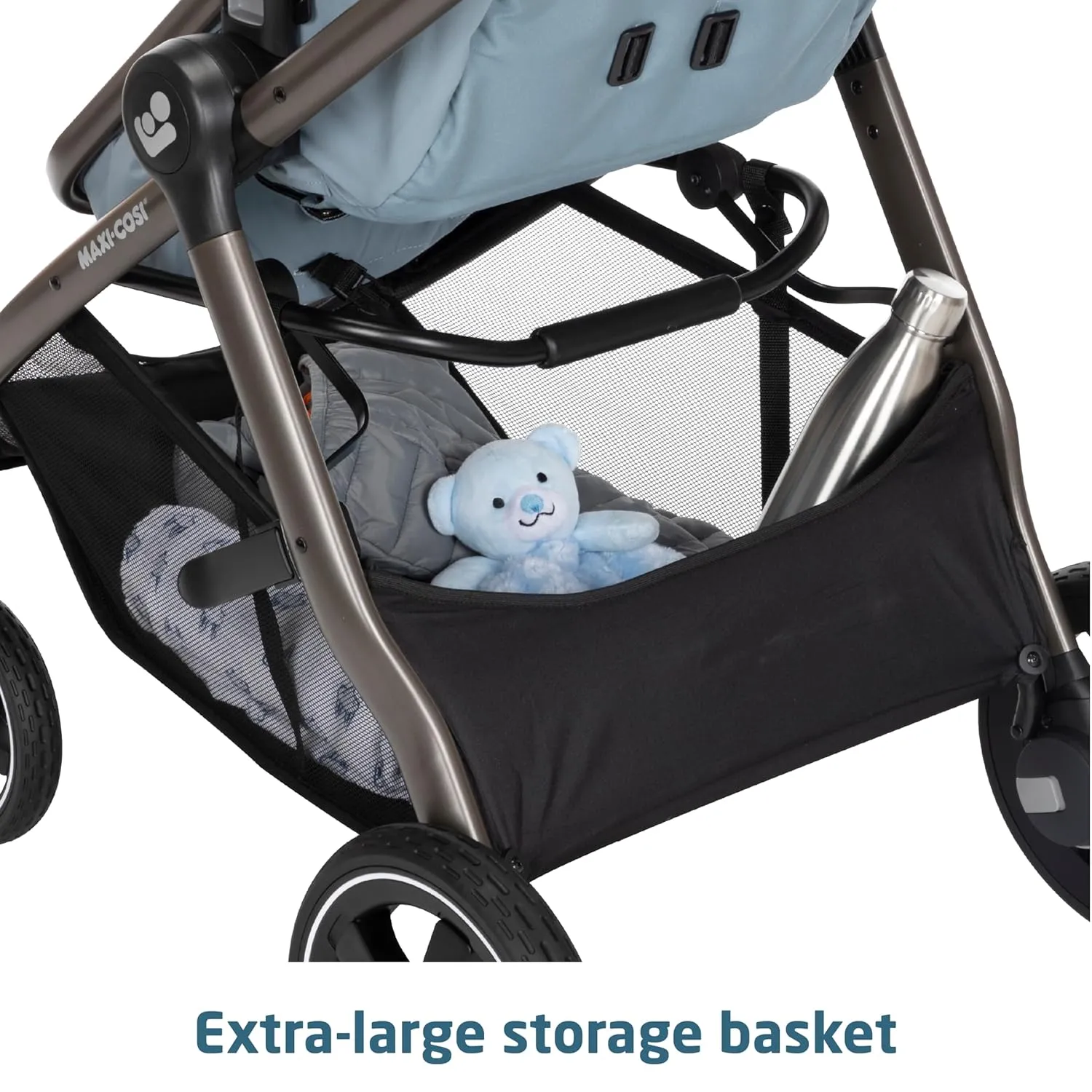 Maxi-Cosi Zelia™ Luxe 5-in-1 Modular - Baby Travel System Car Seat and Stroller, Infant Car Seat and Stroller Combo, Baby Car Seat and Stroller Combo in New Hope Grey