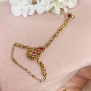 Maya Hand Harness - Red