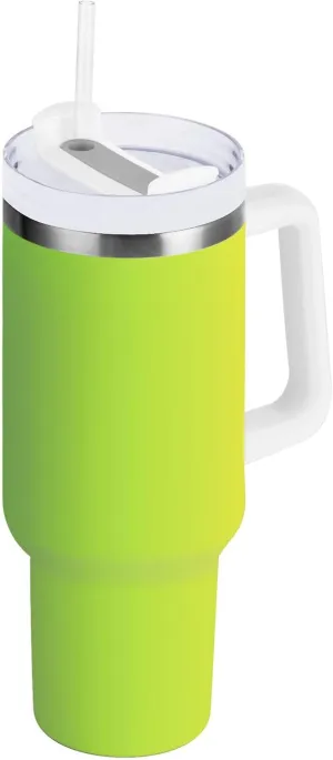 MCHIVER Hidden Jaguar Gradient 30 oz Tumbler with Handle and Straw Stainless Steel Vacuum Water Bottle Leak-proof Travel Coffee Mug Insulated Water Bottle for Office Home Car