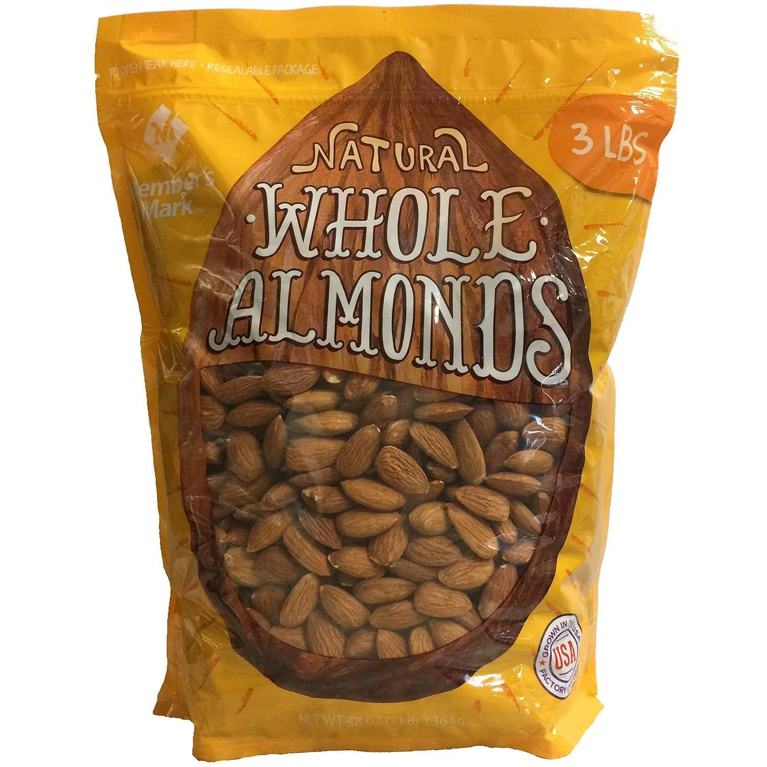 Member's Mark Whole Almonds (3 Pounds) (3 Pack)