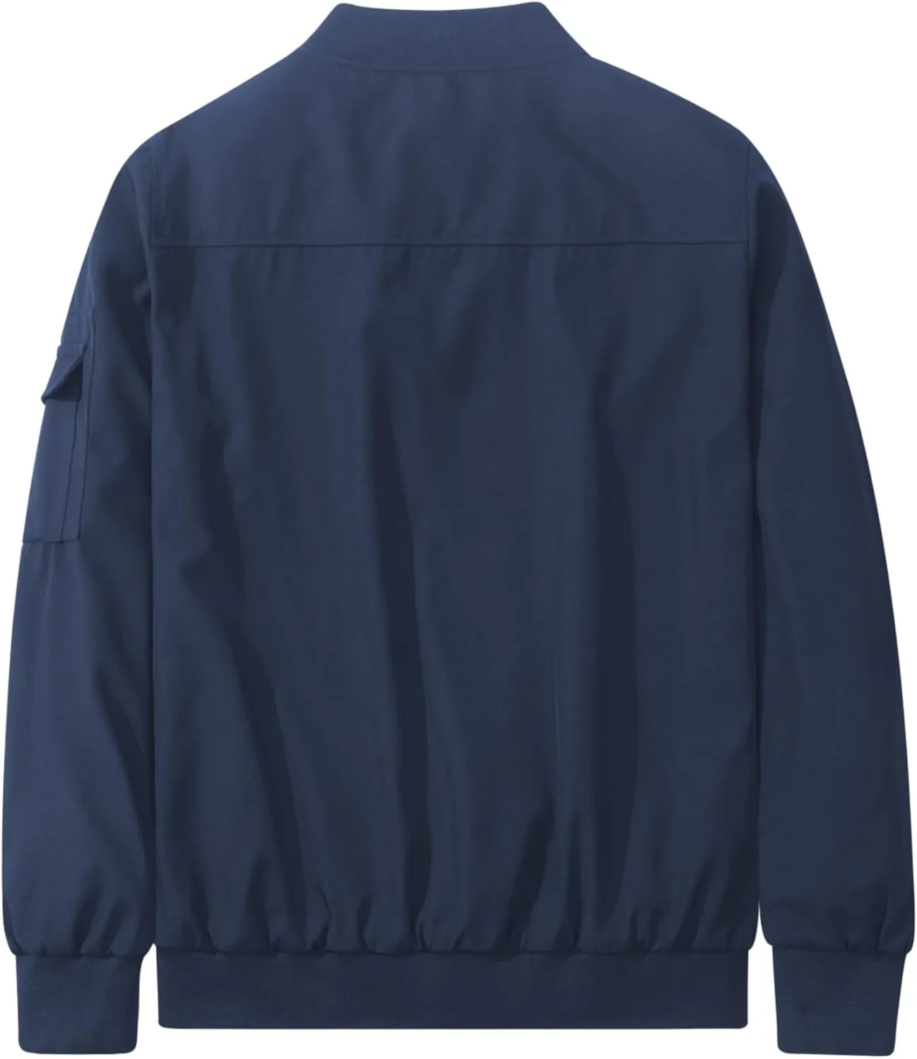Men's Bomber Jacket Casual Fashion Lightweight Windbreaker Outdoor Flight Coat Jackets