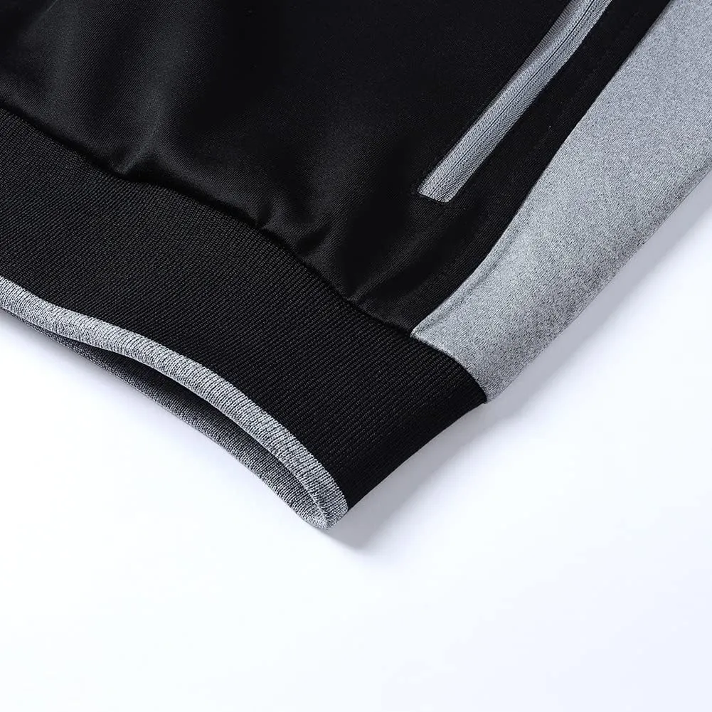 Men's Casual Tracksuit Long Sleeve Sweatsuit Athletic Set Full Zip Running Jogging Sports Jacket and Pants