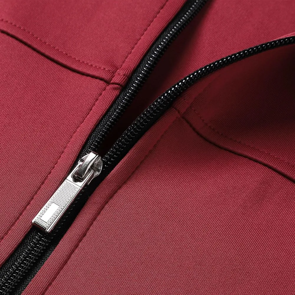 Men's Casual Tracksuit Long Sleeve Sweatsuit Athletic Set Full Zip Running Jogging Sports Jacket and Pants